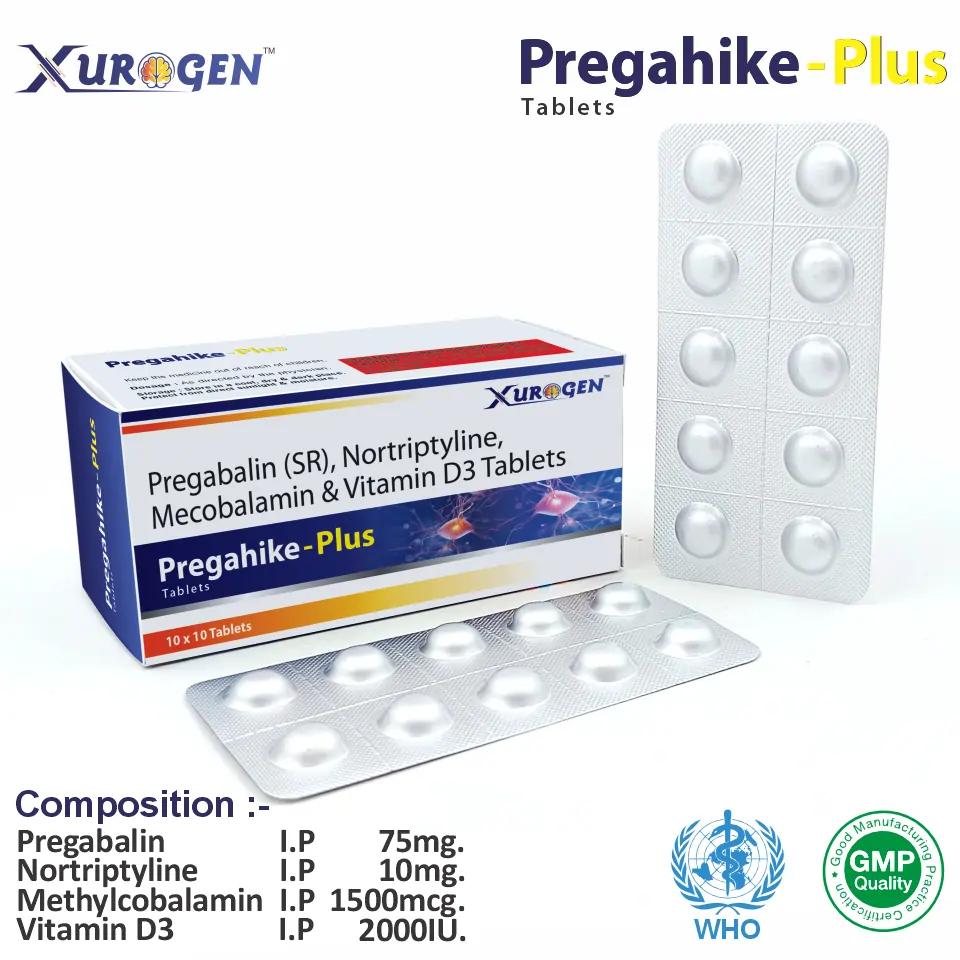 Pregabalin  + Nortriptyline + Methylcobalamin + Vitamin D3 at the best price in PCD Pharma Franchise for Pain Management, Neuropathic Pain Relief.